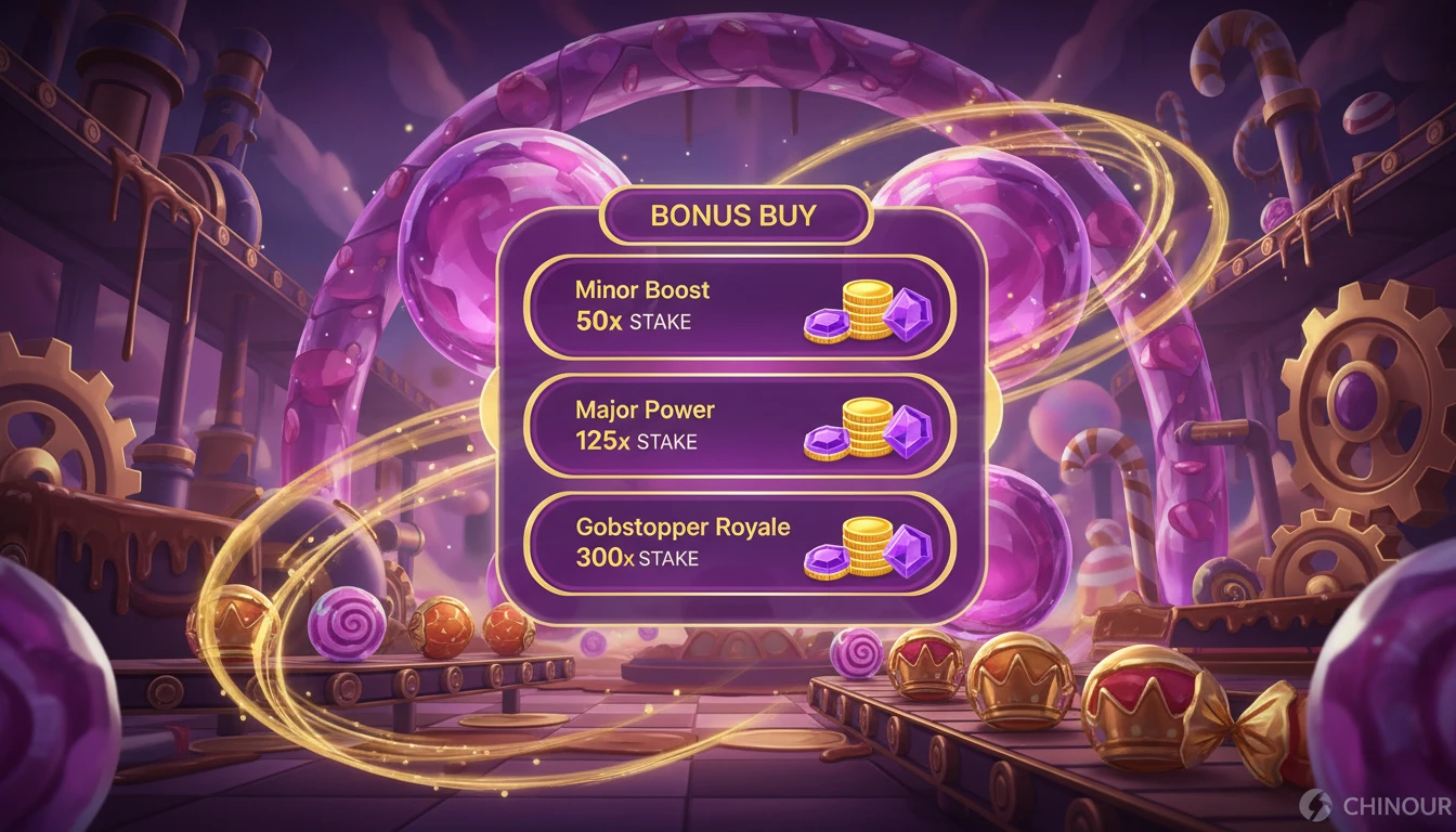 Gobstopper Grind – Bonus Buy Feature: Tiers and Value